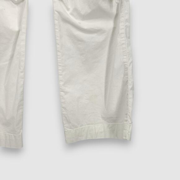 Y2k Old Navy White Eyelet Trim Cargo Pants Women’s Size 6 Regular Stretch - Picture 5 of 7